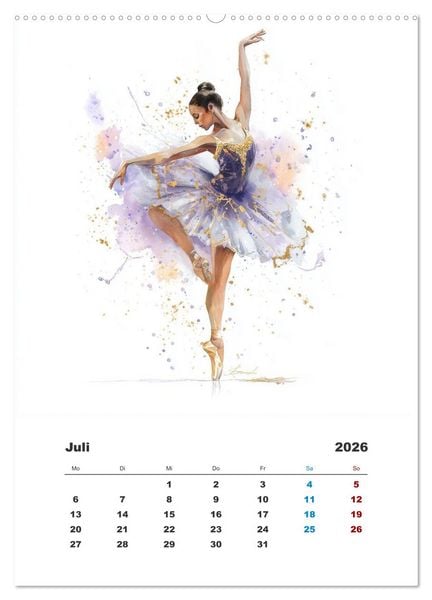 Produktbild: Tanz aus der Stille (Wandkalender 2026 DIN A2 hoch), CALVENDO Monatskalender