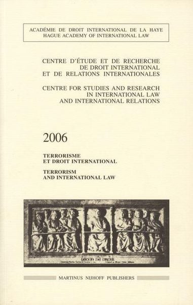 Produktbild: Terrorism and International Law, 2006