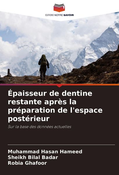 Produktbild: &Eacute;paisseur de dentine restante apr&egrave;s la pr&eacute;paration de l'espace post&eacute;rieur