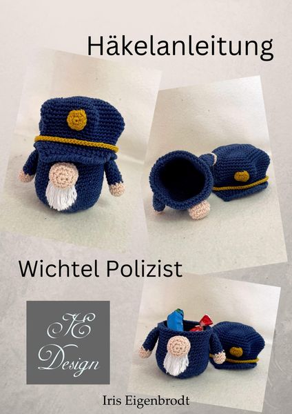 Produktbild: H&auml;kelanleitung Wichtel Polizist