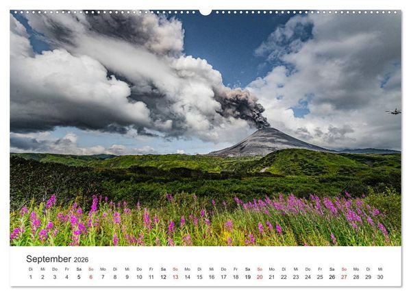 Produktbild: Vulkane 2026 (Wandkalender 2026 DIN A2 quer), CALVENDO Monatskalender