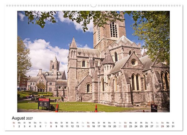 Produktbild: Dublin bunt, lebendig, spannend (hochwertiger Premium Wandkalender 2027 DIN A2 quer), Kunstdruck in Hochglanz