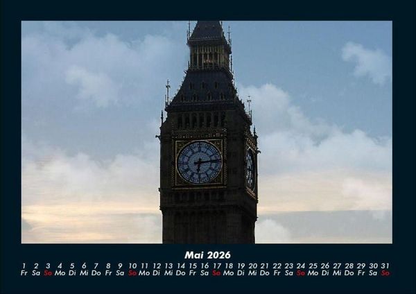 Produktbild: London 2026 Fotokalender DIN A4