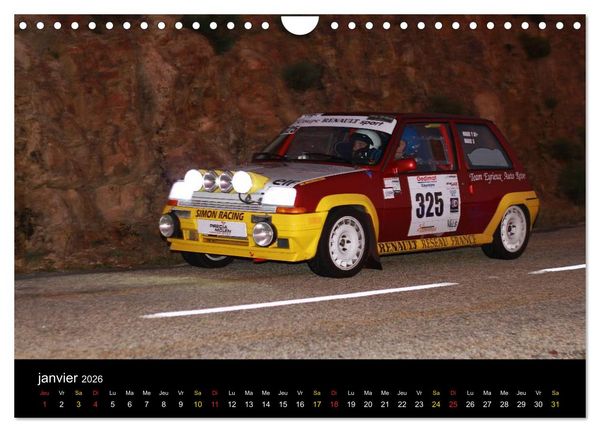 Produktbild: Rallye Vieilles Voitures (Calendrier mural 2026 DIN A4 vertical), CALVENDO calendrier mensuel
