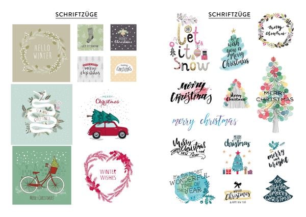 Produktbild: Bullet Journal &ndash; Stickerbuch Merry Christmas: 700 weihnachtliche Schmuckelemente