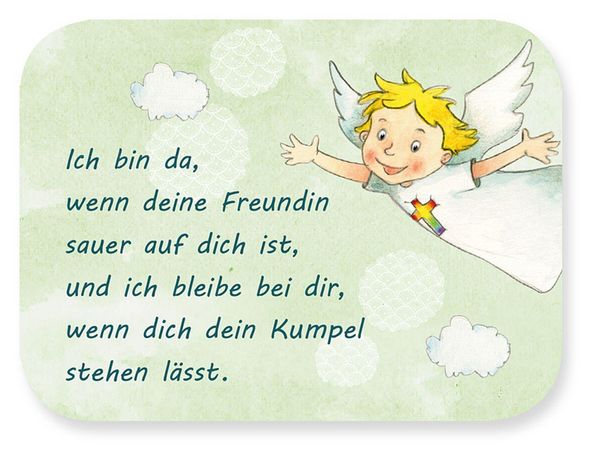 Produktbild: Mein Schutzengel. Sei beh&uuml;tet und besch&uuml;tzt - 25 K&auml;rtchen zur Erstkommunion