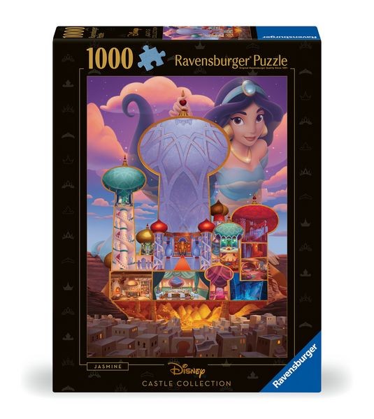 Produktbild: Erwachsenenpuzzle 1000 Teile - Disney Prinzessinnen - Disney Castles: Jasmin