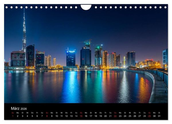 Produktbild: Dubai in Bildern (Wandkalender 2026 DIN A4 quer), CALVENDO Monatskalender