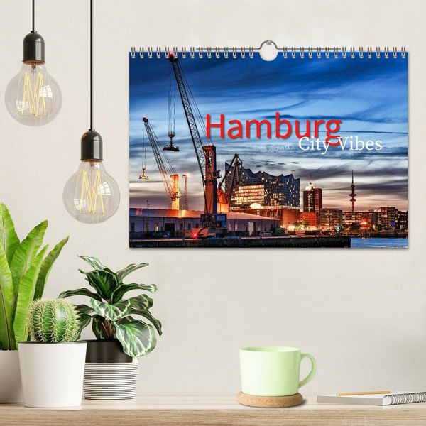 Produktbild: Hamburg City Vibes (Wandkalender 2026 DIN A4 quer), CALVENDO Monatskalender