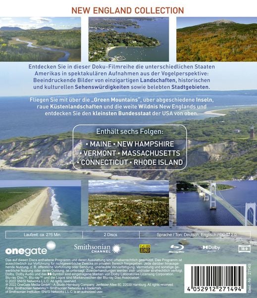 Produktbild: Aerial America (Amerika von oben) - New England Collection [2 BRs]