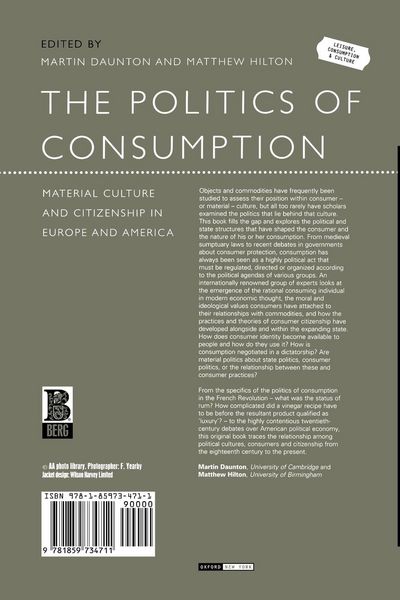 Produktbild: The Politics of Consumption