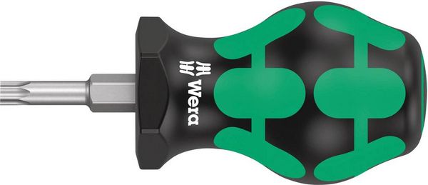 Produktbild: Wera 367 TORX&reg; Stubby Torx-Schraubendreher Gr&ouml;&szlig;e (Schraubendreher) T 25 Klingenl&auml;nge: 25 mm 1 St.