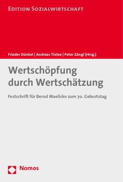 Produktbild: Wertsch&ouml;pfung durch Wertsch&auml;tzung