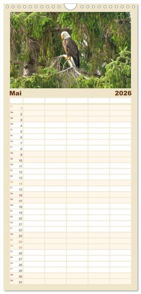 Produktbild: Familienplaner 2026 - 12 Gr&uuml;nde, Vancouver zu lieben. mit 5 Spalten (Wandkalender, 21 x 45 cm) CALVENDO