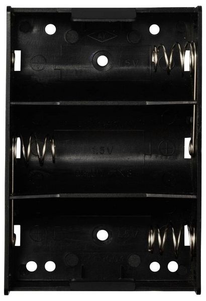 Produktbild: TRU COMPONENTS TC-13220480 Batteriehalter 3x Mono (D) L&ouml;tanschluss (L x B x H) 105 x 72 x 31 mm