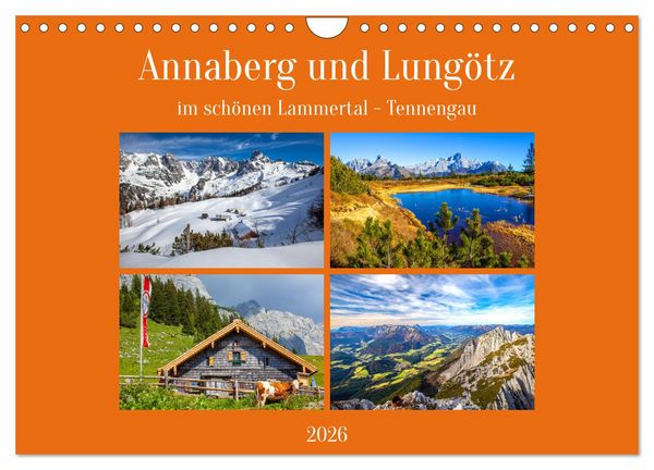 Annaberg und Lungötz (Wandkalender 2026 DIN A4 quer), CALVENDO Monatskalender