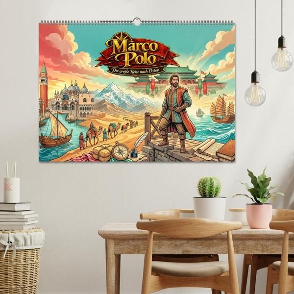 Produktbild: Marco Polo - Die gro&szlig;e Reise nach Osten (Wandkalender 2027 DIN A2 quer), CALVENDO Monatskalender