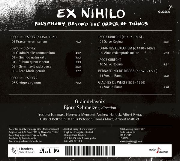 Produktbild: Ex Nihilo - Polyphony Out of the Order of Things