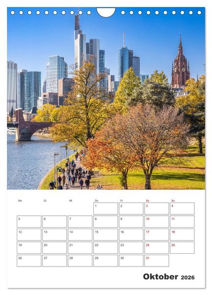 Produktbild: Frankfurt am Main - Impressionen aus der Finanzmetropole (Wandkalender 2026 DIN A4 hoch), CALVENDO Monatskalender