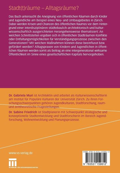 Produktbild: Stadt(t)r&auml;ume - Alltagsr&auml;ume?