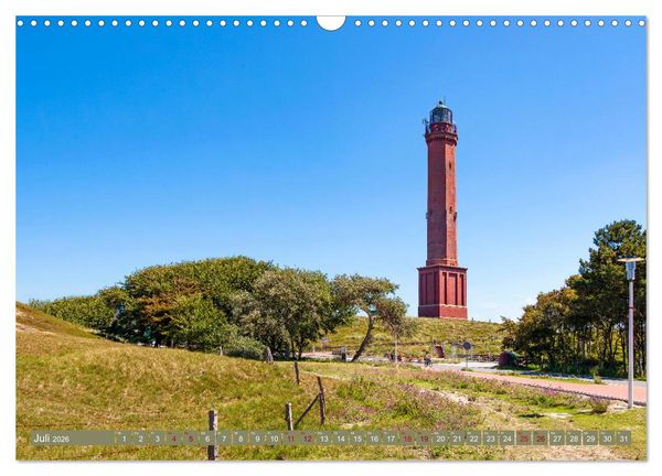 Produktbild: NORDERNEY - Meine Liebe zur Nordseeinsel (Wandkalender 2026 DIN A3 quer), CALVENDO Monatskalender