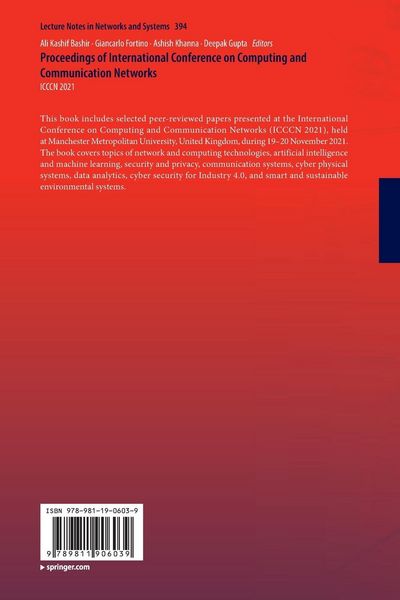 Produktbild: Proceedings of International Conference on Computing and Communication Networks