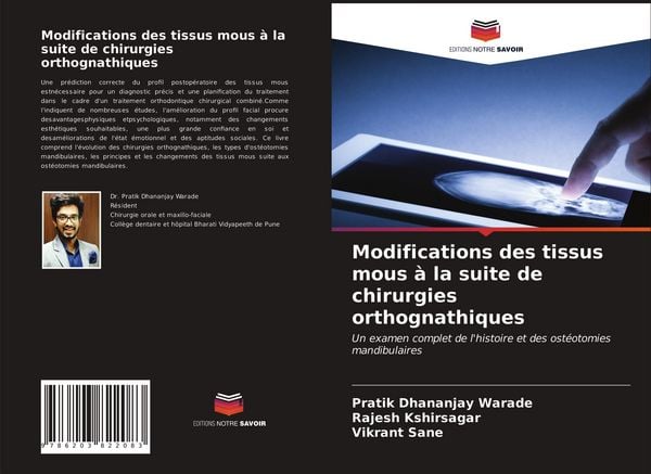 Produktbild: Modifications des tissus mous &agrave; la suite de chirurgies orthognathiques