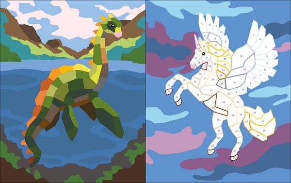 Produktbild: Wir stickern nach Zahlen - Fantasy