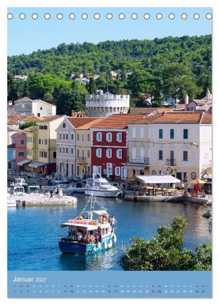 Produktbild: Facetten Kroatiens. K&uuml;sten, Inseln und Natur (Tischkalender 2027 DIN A5 hoch), CALVENDO Monatskalender