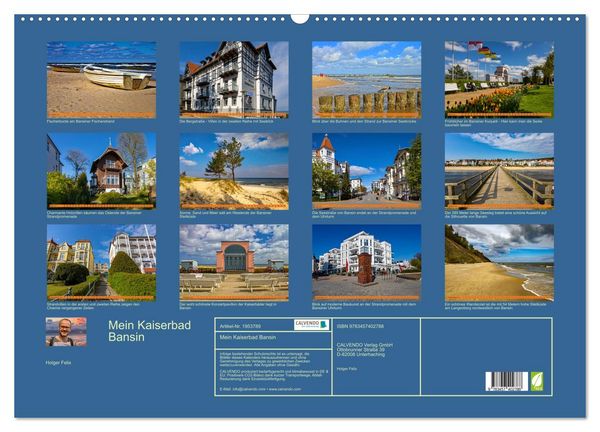 Produktbild: Mein Kaiserbad Bansin (Wandkalender 2026 DIN A2 quer), CALVENDO Monatskalender