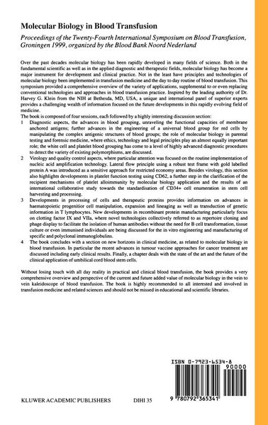 Produktbild: Molecular Biology in Blood Transfusion