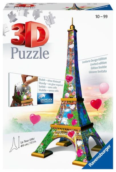 3D Puzzle Ravensburger Eiffelturm Love Edition 216 Teile