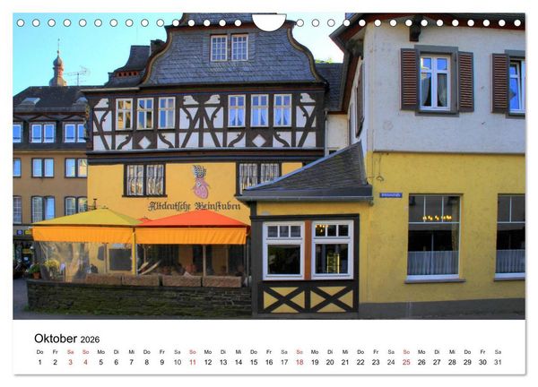 Produktbild: Cochem - Eine Perle an der Mosel (Wandkalender 2026 DIN A4 quer), CALVENDO Monatskalender