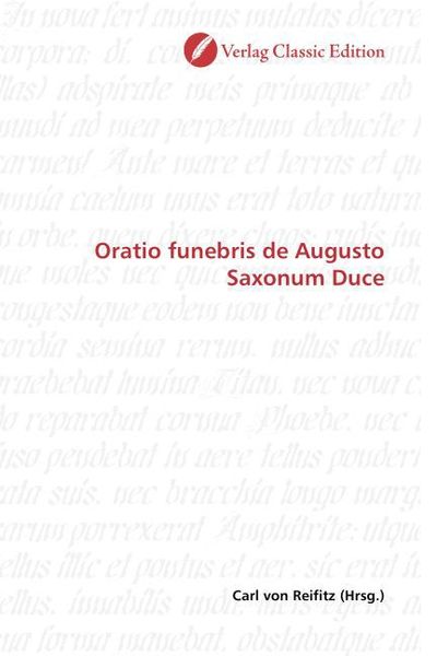 Produktbild: Oratio funebris de Augusto Saxonum Duce