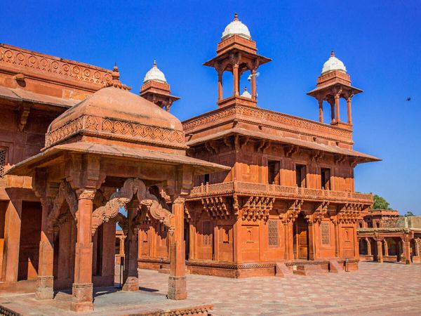 Produktbild: CALVENDO Puzzle Fatehpur Sikri, die verlassene Stadt | 1000 Teile Lege-Gr&ouml;&szlig;e 64x48cm Foto-Puzzle f&uuml;r gl&uuml;ckliche Stunden