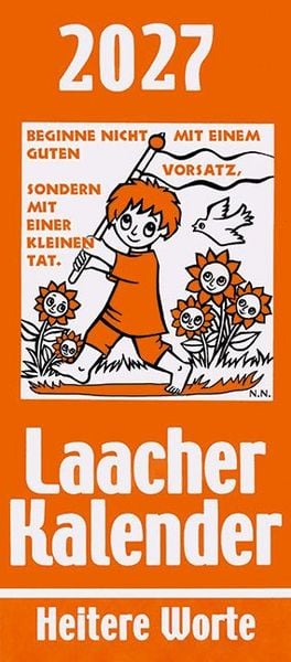 Produktbild: Laacher Kalender Heitere Worte 2027