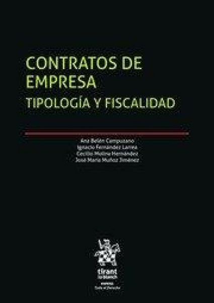 Produktbild: Contratos de Empresa. Tipolog&iacute;a y fiscalidad