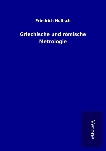 Produktbild: Griechische und r&ouml;mische Metrologie