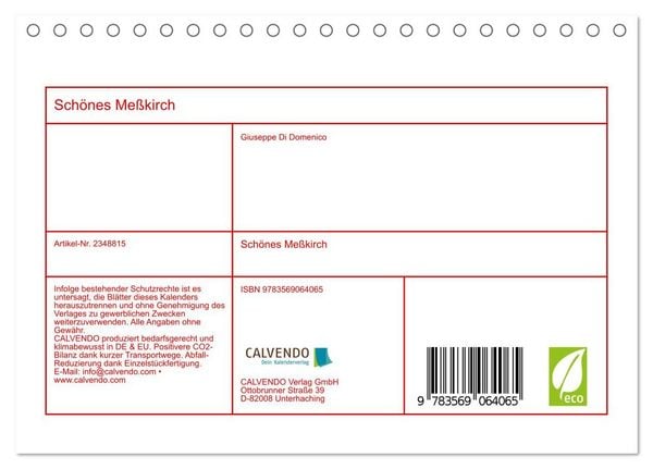 Produktbild: Sch&ouml;nes Me&szlig;kirch (Tischkalender 2027 DIN A5 quer), CALVENDO Monatskalender