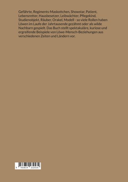 Produktbild: L&ouml;wen & Menschen