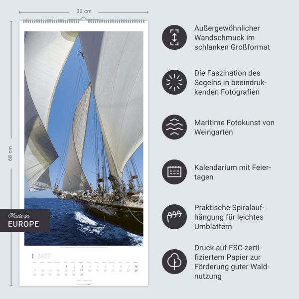 Produktbild: Under Sail Kalender 2027
