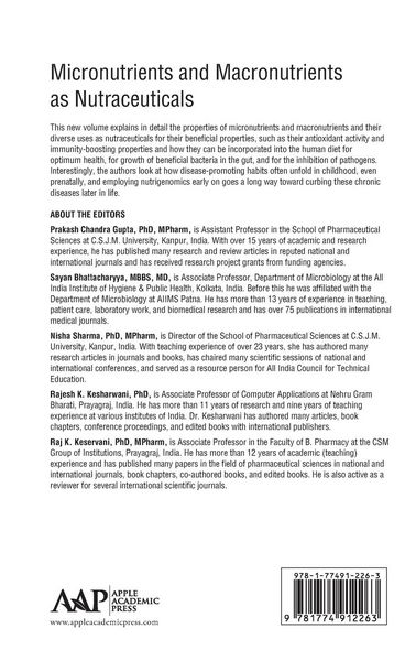 Produktbild: Micronutrients and Macronutrients as Nutraceuticals