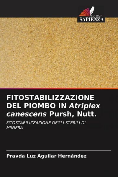 Produktbild: Fitostabilizzazione Del Piombo in Atriplex Canescens Pursh, Nutt.