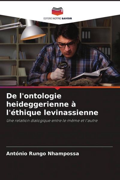 Produktbild: De l'ontologie heideggerienne &agrave; l'&eacute;thique levinassienne