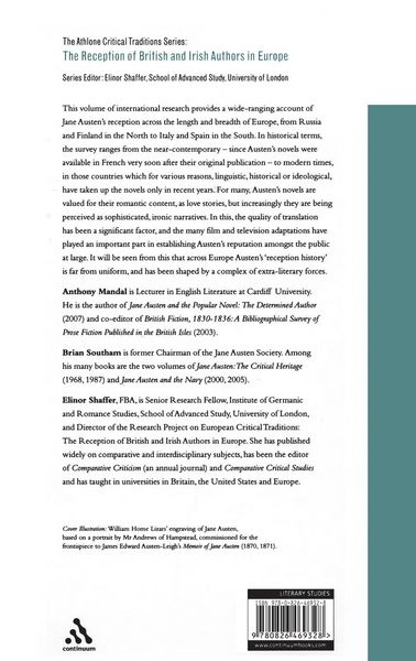 Produktbild: The Reception of Jane Austen in Europe