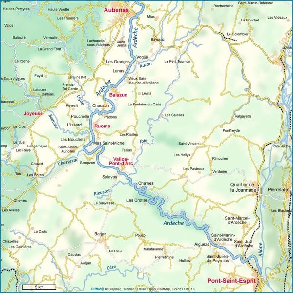 Outdoor Kompass Ardèche