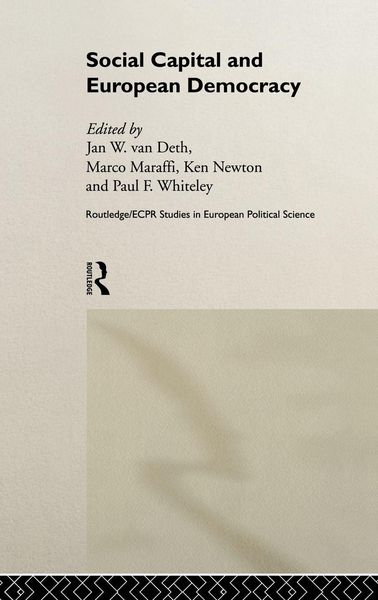 Produktbild: Social Capital and European Democracy