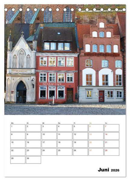 Produktbild: Bezauberndes Stralsund (Tischkalender 2026 DIN A5 hoch), CALVENDO Monatskalender