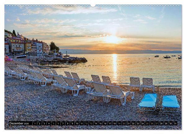 Produktbild: Moscenicka Draga 2026 - Urlaubsparadies an der Kvarner Bucht (Wandkalender 2026 DIN A2 quer), CALVENDO Monatskalender