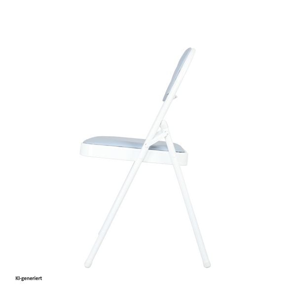 Produktbild: HTI-Living Klappstuhl Kunstleder Gestell Wei&szlig; 6er-Set Klappstuhl Kunstleder Gestell Wei&szlig; 6er-Set